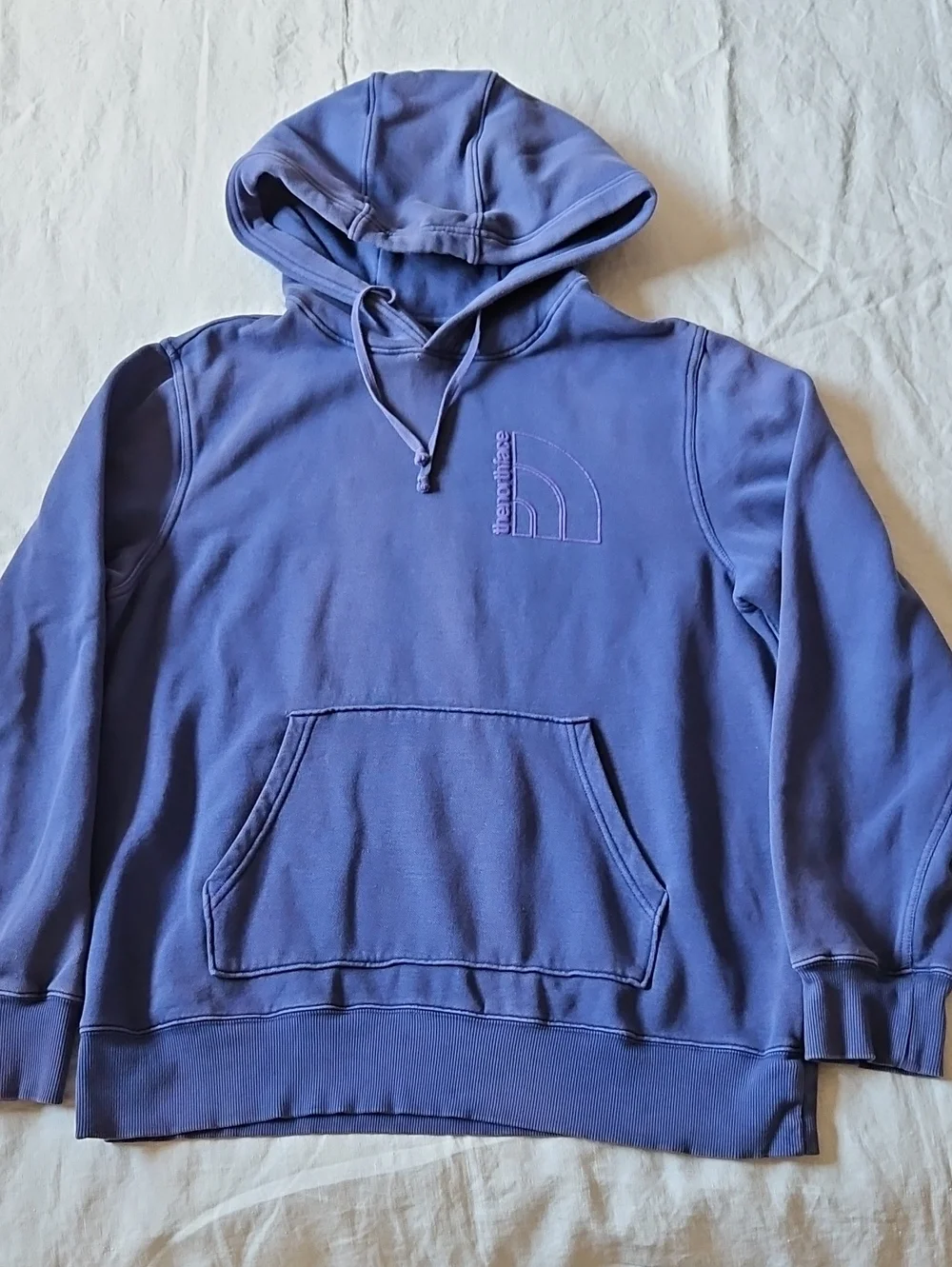 The North Face Garment Dye Pullover Hoodie In Cave Blue Size Large